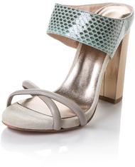 Hoss Intropia Сабо с отделкой из змеиной кожи 161008