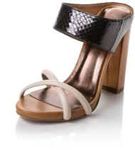 Hoss Intropia Сабо с отделкой из змеиной кожи 123131