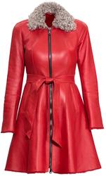 Mondial Дубленка с поясом 154888